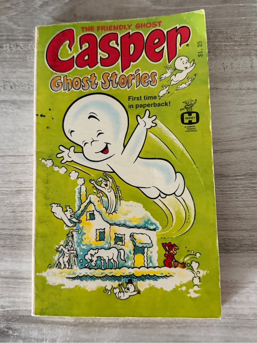 Vintage Casper Ghost Stories Comic Book 1974